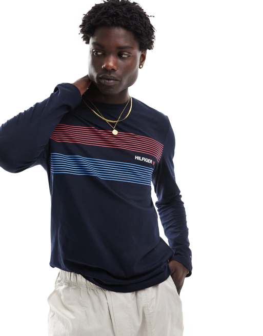 Tommy Hilfiger - T-shirt à manches longues - Multicolore