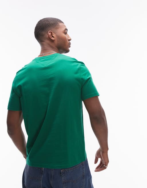 Tommy Hilfiger - T-shirt avec logo au centre - Vert, 4 de 4