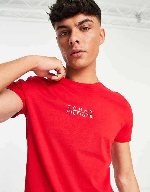 Tee shirt tommy store hilfiger rouge