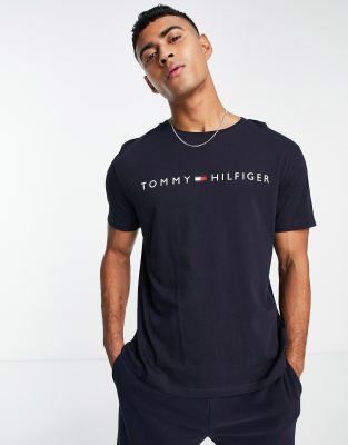 Tommy Hilfiger T Shirt Bleu Marine ASOS   203798013 1 Navy