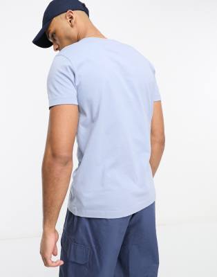 T-shirt blu con stampa del logo sul davanti - Tommy Hilfiger T-shirt donna  - immagine2