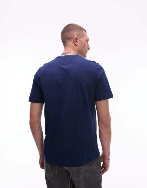 Tommy Hilfiger - T-shirt color blu navy con stampa grafica di barca a vela, 2 di 4
