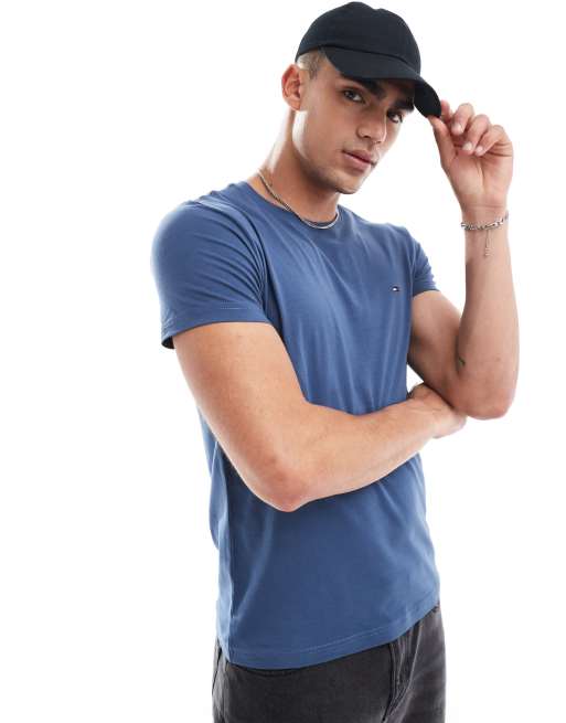 Tommy Hilfiger - T-shirt coupe slim - Bleu , 2 de 4