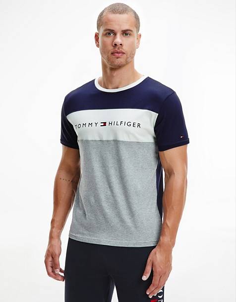 Asos Uomo Abbigliamento Abbigliamento per la notte Loungewear Authentic T-shirt da casa con fettucce laterali con logo 