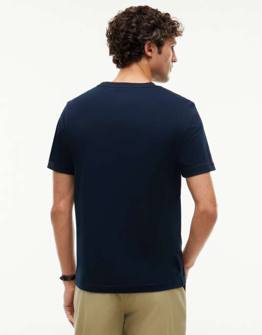 Tommy Hilfiger t-shirt en jersey à col rond avec logo bleu marine, 4 de 6
