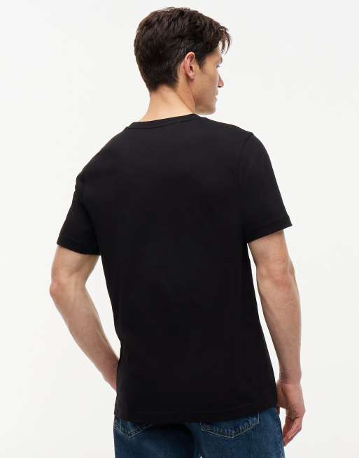 Tommy Hilfiger t-shirt en jersey à col rond avec logo contrastant noir, 4 de 6