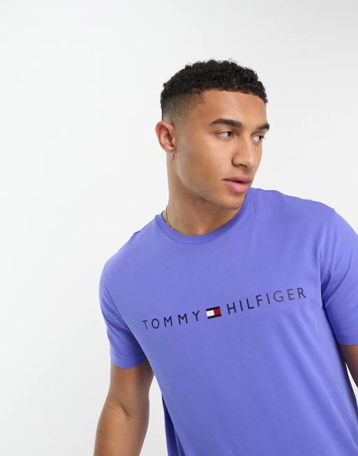 Purple tommy cheap hilfiger t shirt