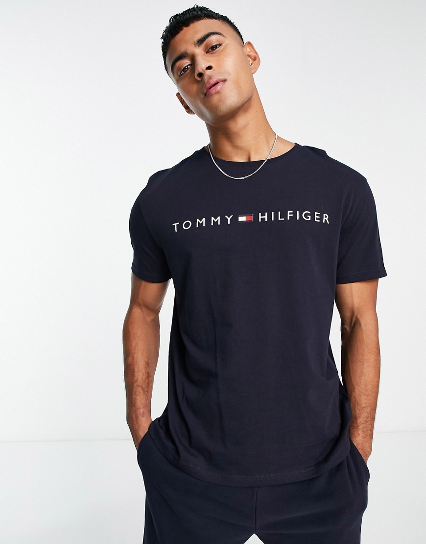 tommy hilfiger t-shirt in navy-black