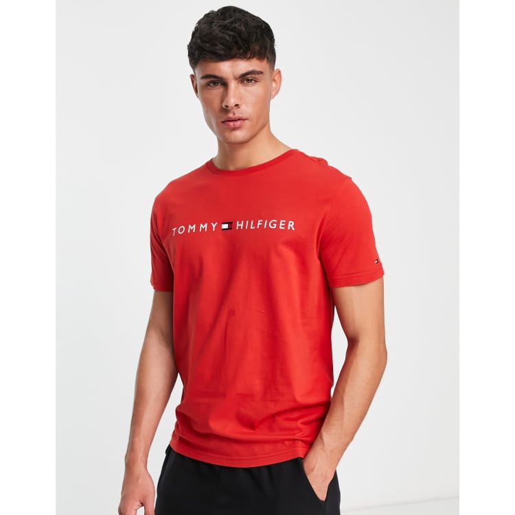 tidsplan Bliv såret attribut Tommy Hilfiger t-shirt in red | ASOS