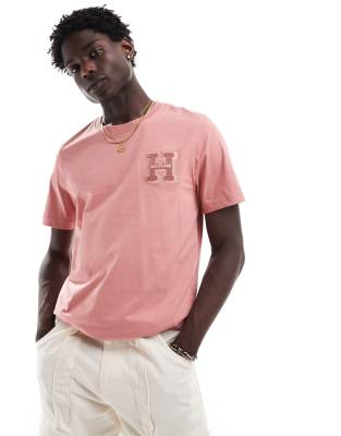 Tommy Hilfiger – T-Shirt in Rosabraun