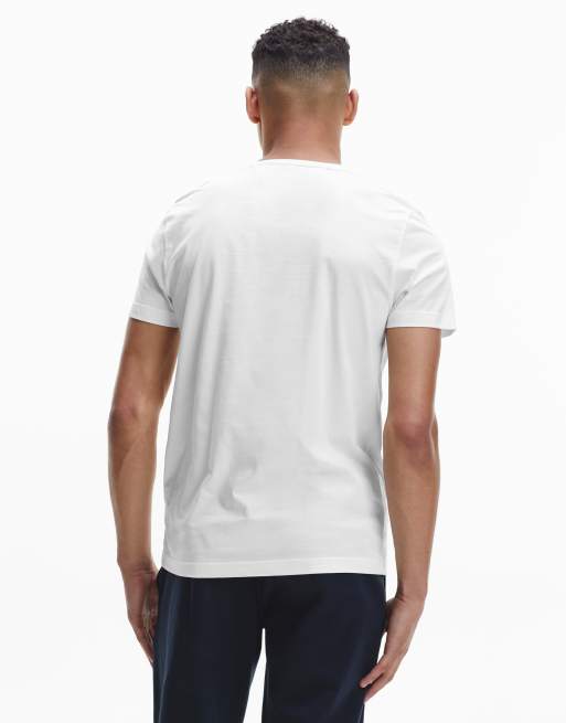 Tommy Hilfiger - T-shirt met uitgelijnd vlaglogo in wit, 2 van 4