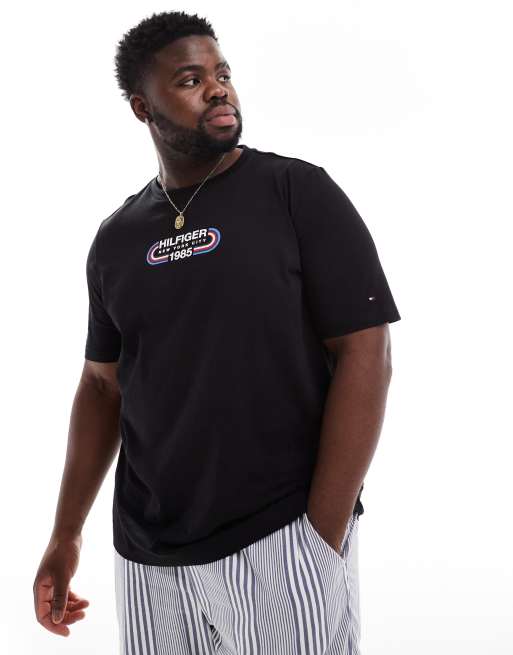 Tommy Hilfiger - T-shirt ras de cou - Noir