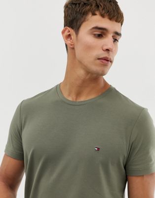 tommy hilfiger army green t shirt 