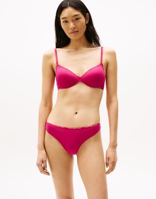 Tommy Hilfiger - Tanga in leuchtendem Pink-Rosa