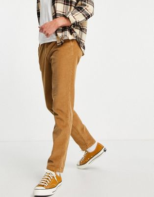Tommy Hilfiger tapered fit cord chinos in sand