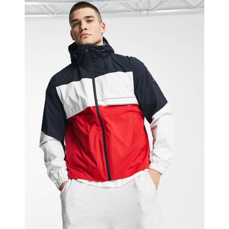 Tommy hilfiger colorblock hooded jacket 2025