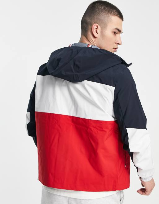 Tommy hilfiger colorblock competition hoodie online jacket