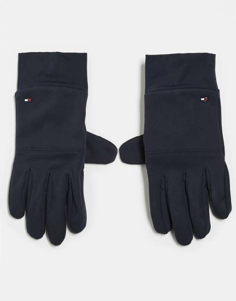 Tommy Hilfiger tech gloves in black - view 1