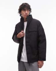 Tommy Hilfiger tech hooded jacket in black