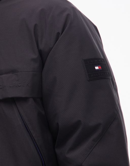 Tommy Hilfiger tech hooded jacket in black, 4 of 5