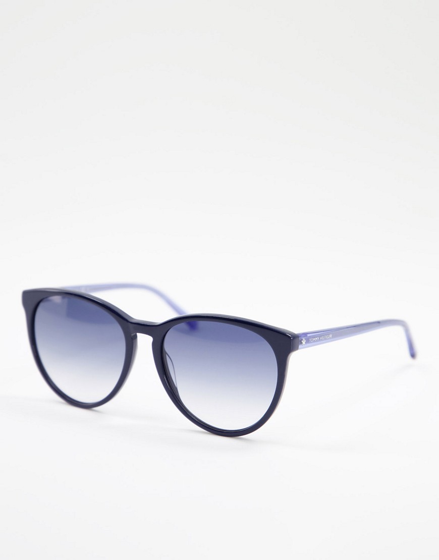 Tommy Hilfiger TH 1724/S round lens sunglasses-Blue