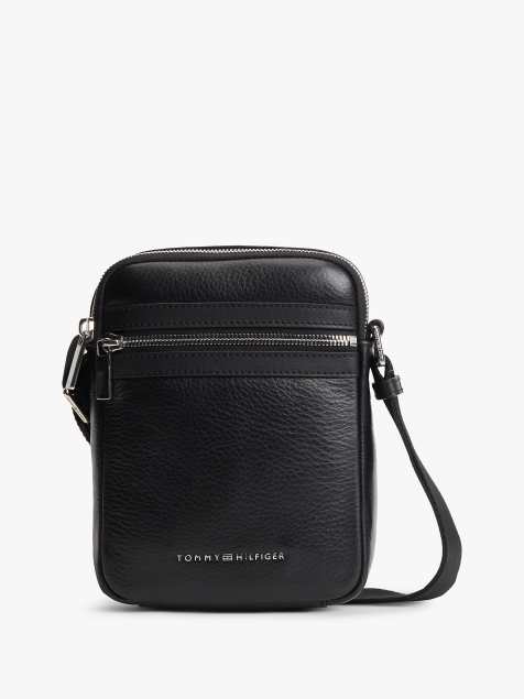 Tommy Hilfiger - TH Business - Sacoche à bandoulière en cuir - Noir - view 1