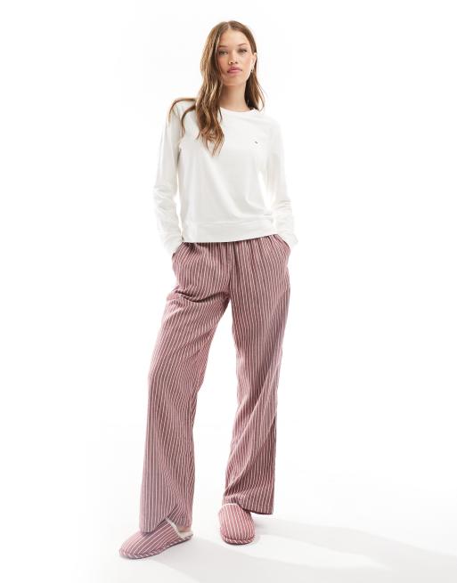 Tommy Hilfiger - TH Original - Coffret cadeau avec pyjama en flanelle et chaussons - Multicolore