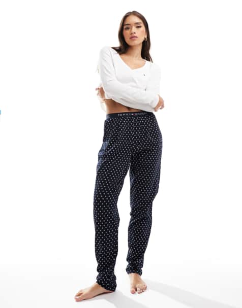 Tommy Hilfiger TH Original Long Sleeve Pyjama Set in Blue - view 1