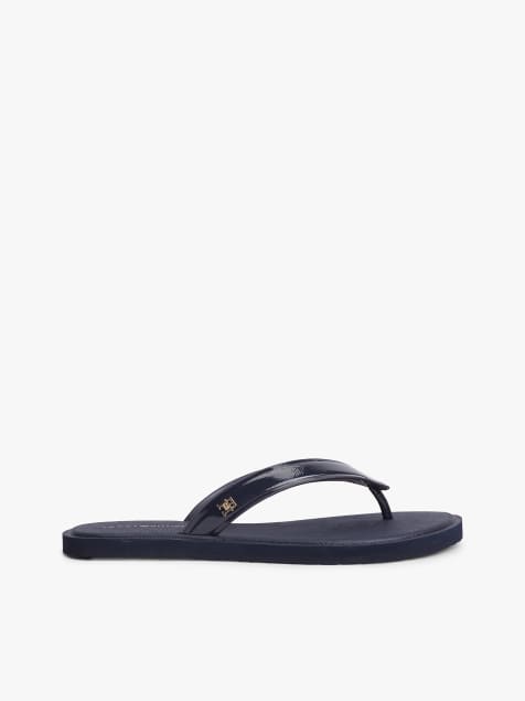 Tommy Hilfiger - TH - Tongs à monogramme - Bleu foncé - view 1