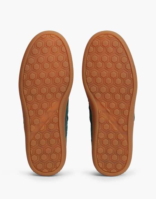 Tommy Hilfiger TH Tribeca baskets en cuir à monogramme embossé, hunter, 5 de 7