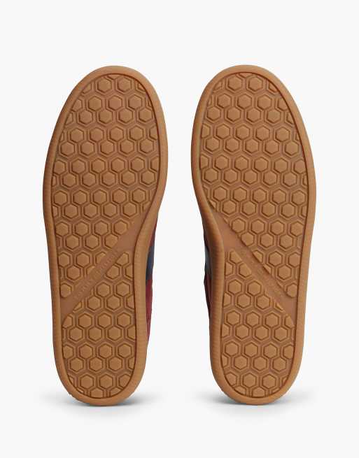 Tommy Hilfiger Th tribeca Sneaker aus Wildleder mit Materialmix in Oxblood, 5 von 7