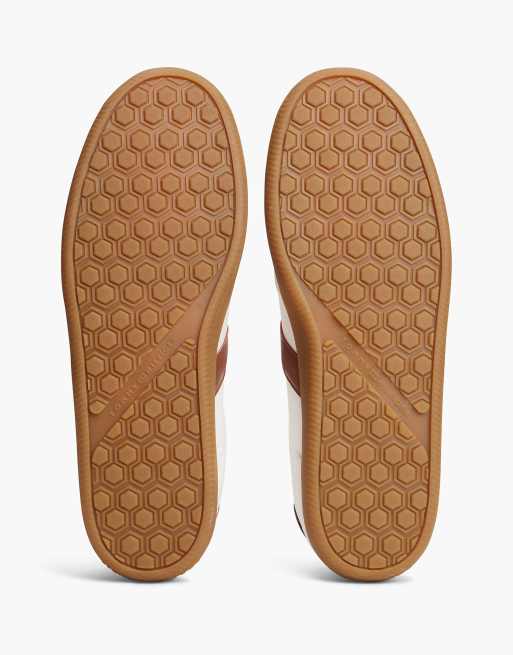 Tommy Hilfiger TH Tribeca sneakers à textures mixtes en écru, 5 de 7