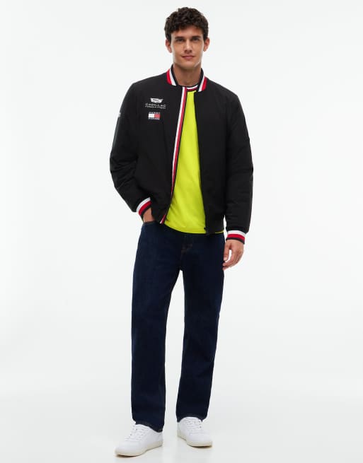Tommy Hilfiger Th x cadillac formula 1® team t-shirt à chevrons jaune, 3 de 7
