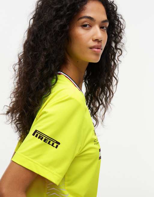 Tommy Hilfiger Th x cadillac formula 1® team t-shirt à chevrons jaune, 6 de 7