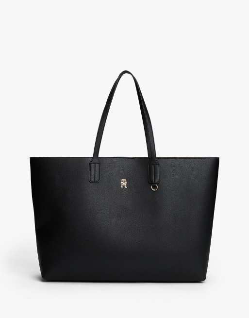 Tommy Hilfiger - The American Icon - Cabas grainé - Noir