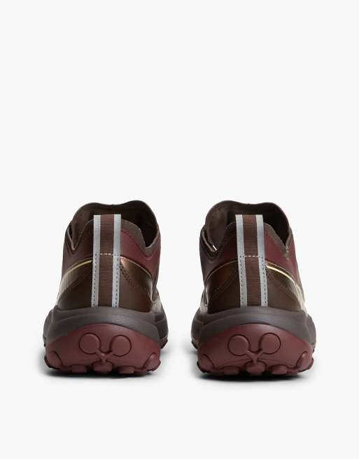 Tommy Hilfiger The canyon waterproof reflective trainers in oxblood, 4 of 7