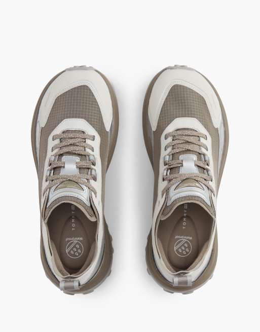Tommy Hilfiger The canyon waterproof reflective trainers in taupe clay, 3 of 7