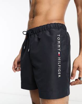 Tommy Hilfiger the original medium drawstring swim shorts in navy