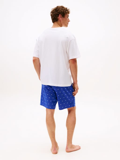 Tommy Hilfiger – The Original – Mehrfarbiger Pyjama mit T-Shirt und Shorts, 4 von 4