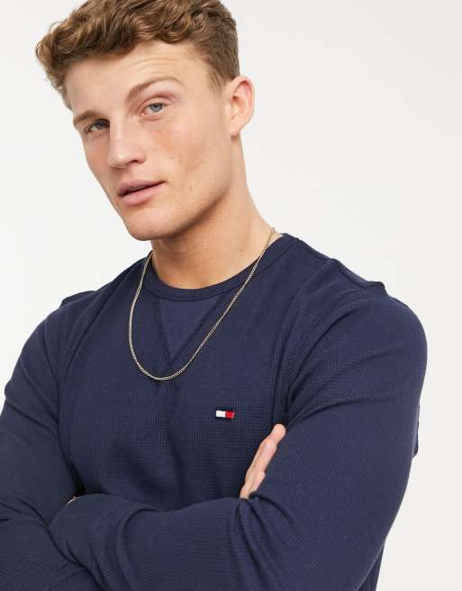 Tommy hilfiger navy crew neck sale