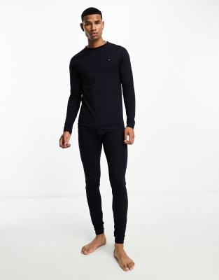 Tommy Hilfiger Thermal Pants In Navy