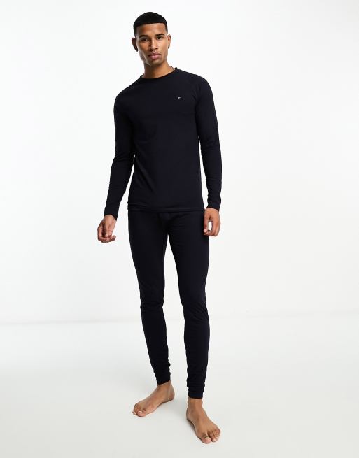 Tommy Hilfiger thermal pants in navy ASOS