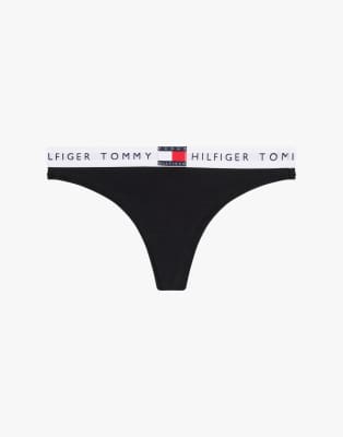 Tommy Hilfiger Thong In Black