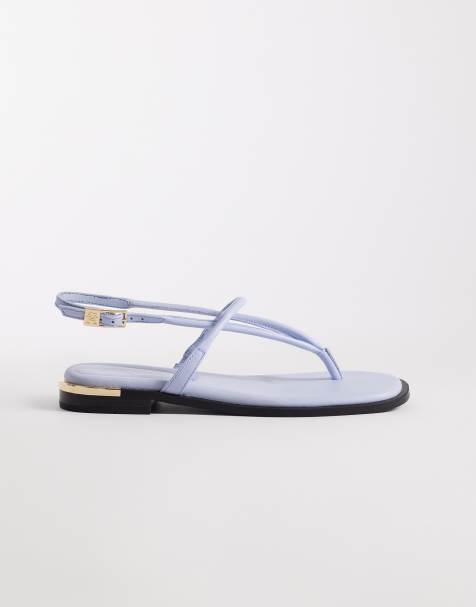 Tommy Hilfiger thong sandals in baby blue - view 1