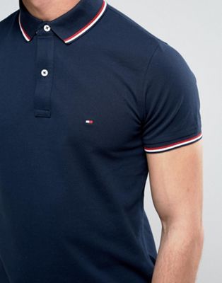 Tommy Hilfiger Tipped Pique Polo Slim 