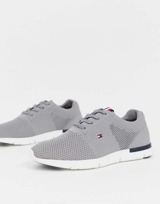 Tommy Hilfiger tobias knit sneaker in gray