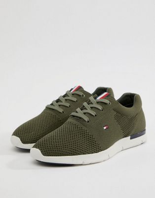 tommy hilfiger knitted trainers