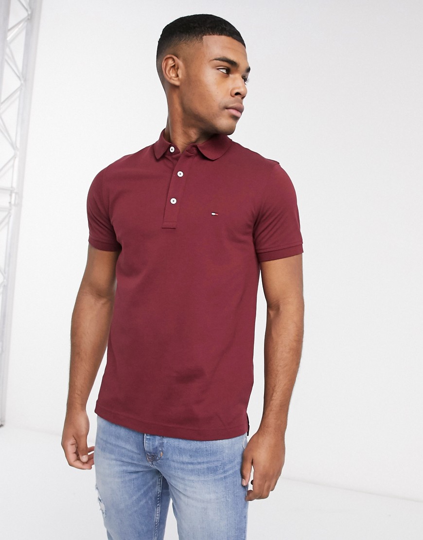 Tommy Hilfiger tommy slim polo shirt-Red