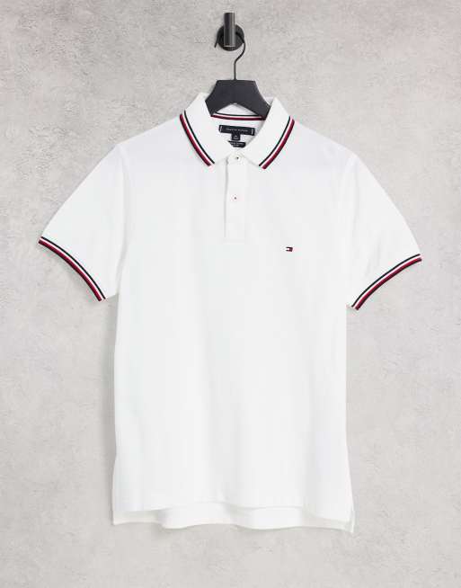 Tommy hilfiger best sale tipped polo shirt