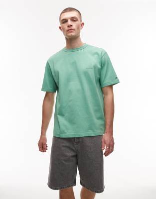Tommy Hilfiger Tonal Logo T-shirt In Green